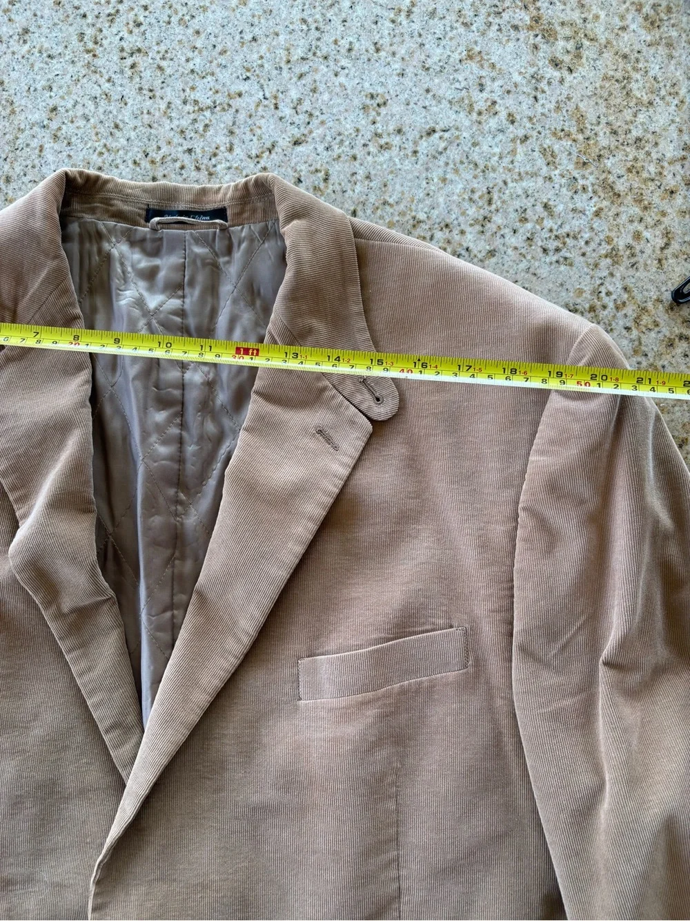 VTG Ralph Lauren green tag Men's Tan Corduroy Blazer